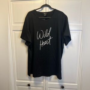 NWT CCX Short Sleeve “Wild Heart” T-Shirt Size Women’s 22 Color Black